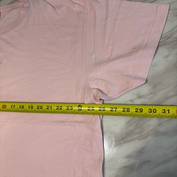 Princeton Club T Shirt Womens Plus Size 3X Pink Floral Print Embroidery Top - Picture 6 of 15